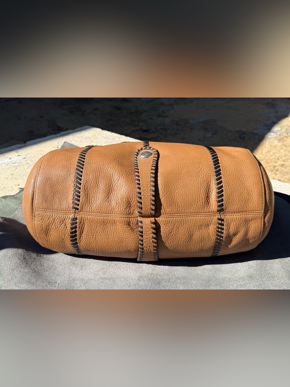 Brighton Mesa Vintage Leather Hobo Bag & Wallet Set - Picture 6 of 16